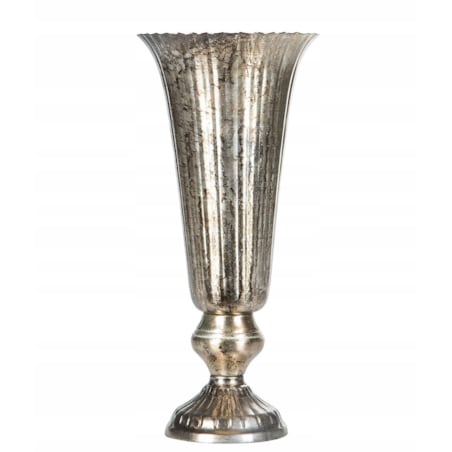 WAZON ALTA styl loft metalowy SREBRNY
