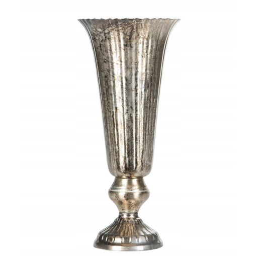 WAZON ALTA styl loft metalowy SREBRNY