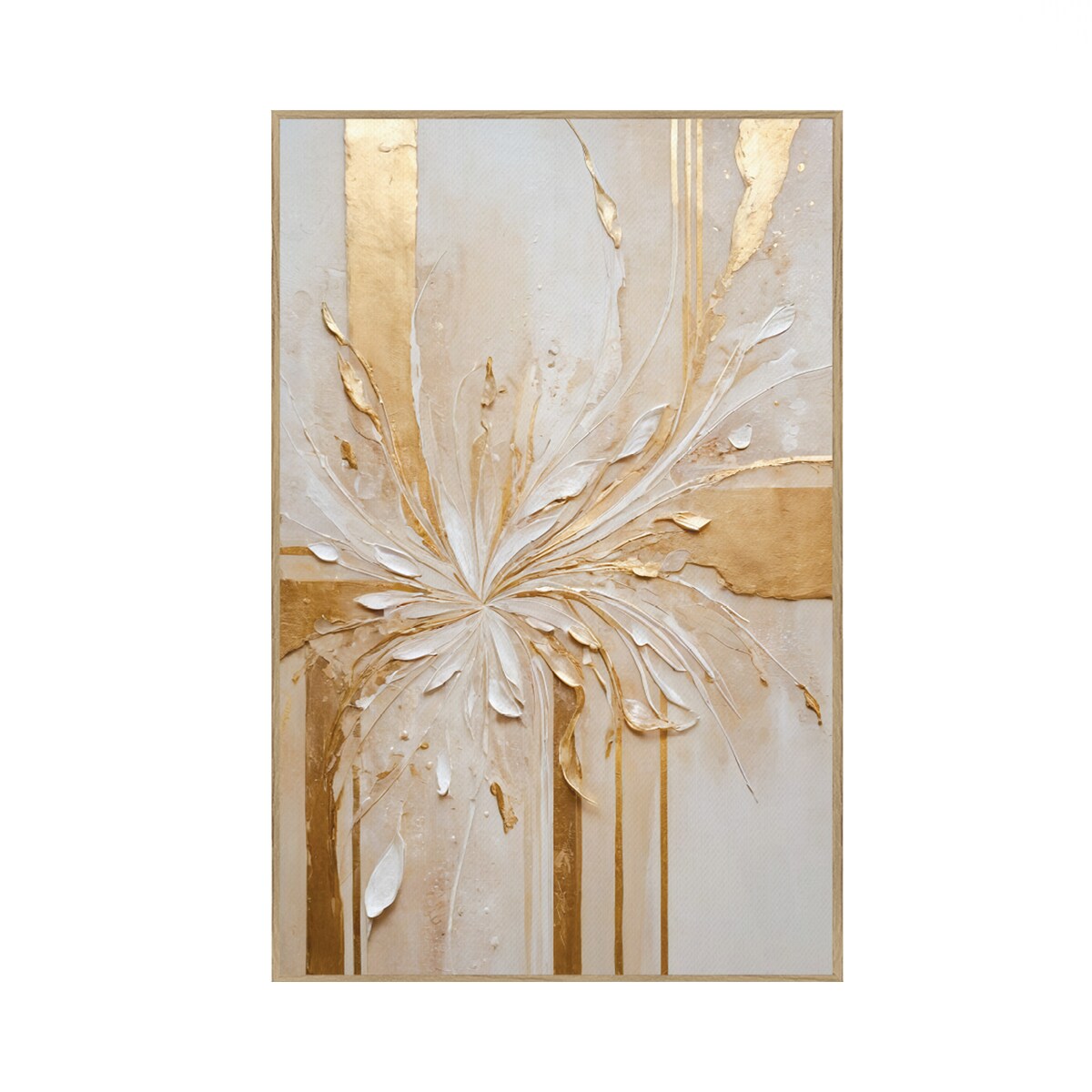 KNOR WALL ART obraz na płótnie w ramie canvas 60x90 Kwiat Światła