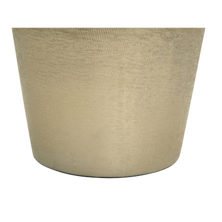 Wazon na kwiaty metalowy złoty AMRIT