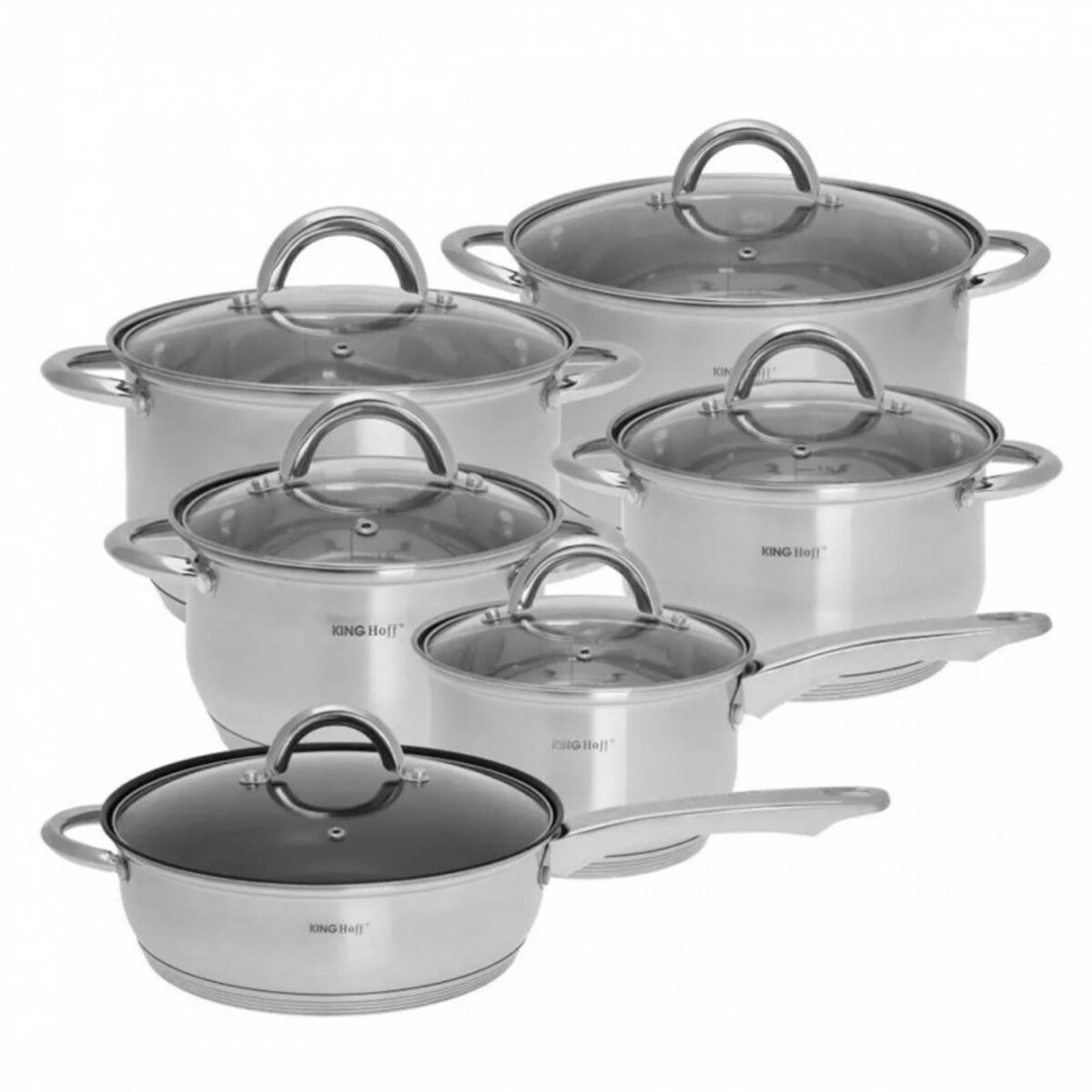 12 Elementowy Zestaw Garnków Kinghoff Kh-4450