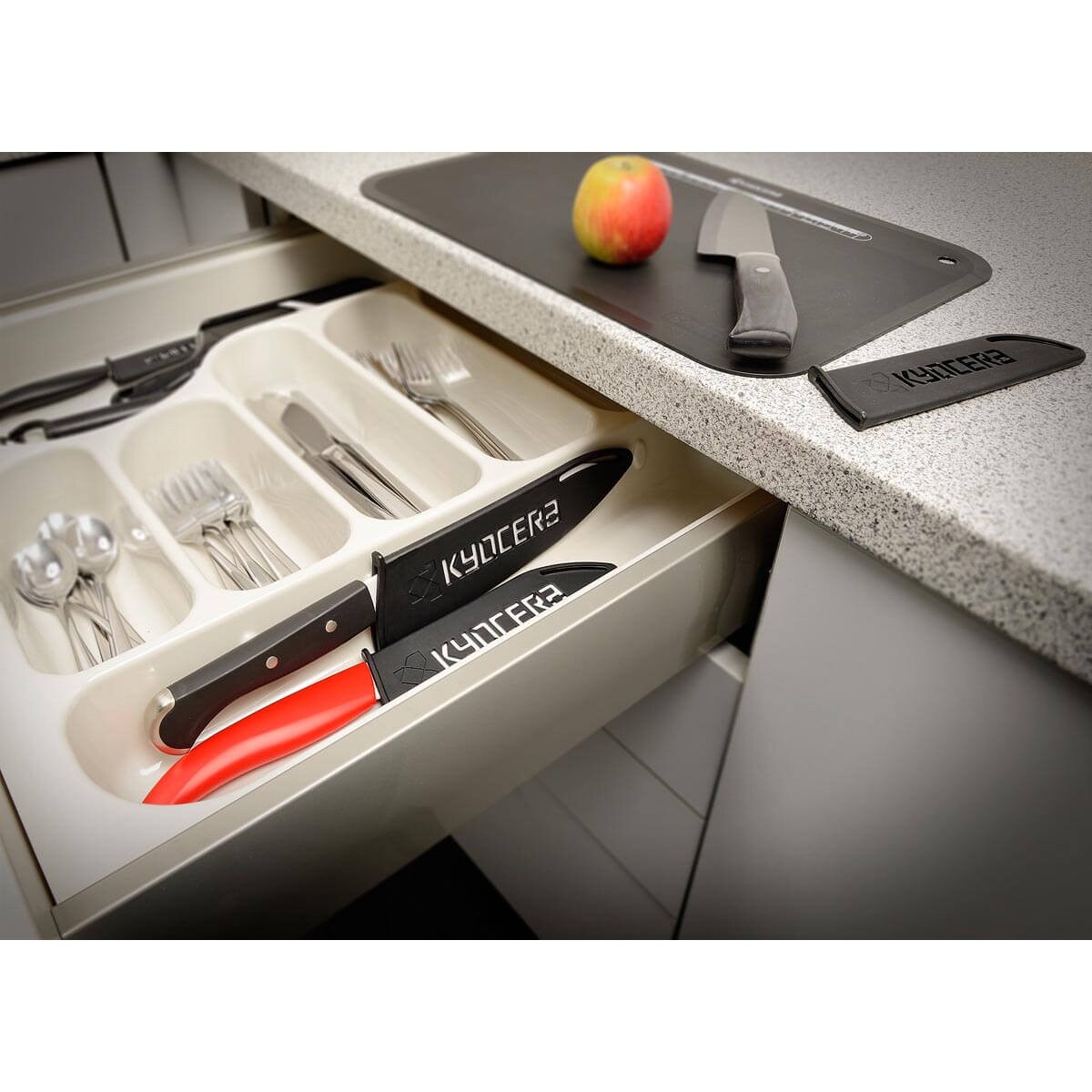 Osłonka na ostrze noża Santoku, 13 cm, Kyocera