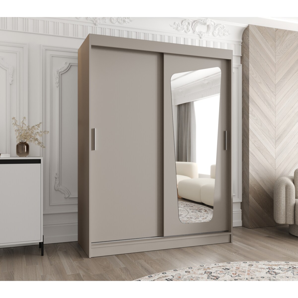 Szafa przesuwna MOKA 150 kaszmir