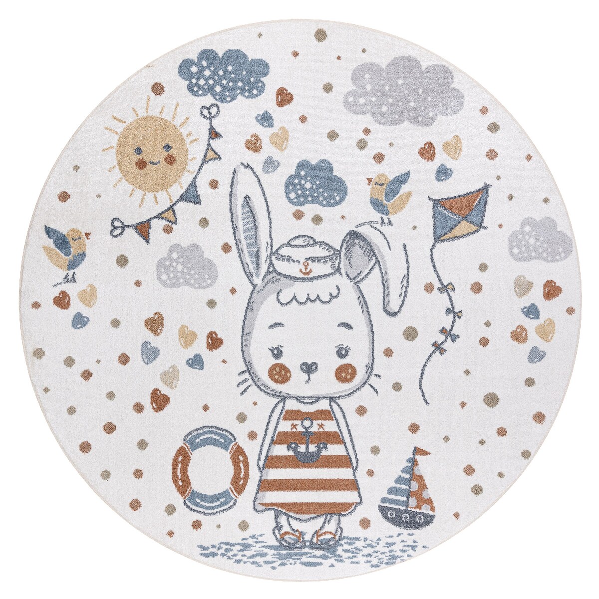 Dywan BONO 8441 koło Królik króliczek koło 120 cm