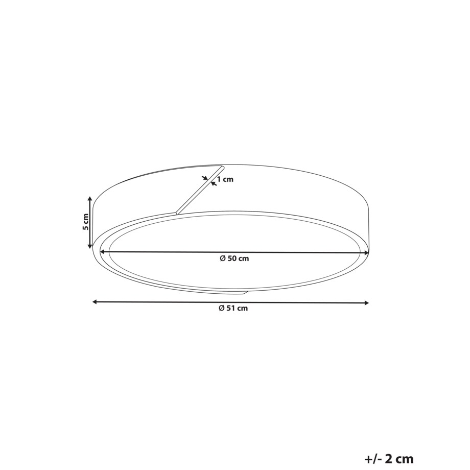 Lampa sufitowa LED metalowa biała z jasnym drewnem PATTANI