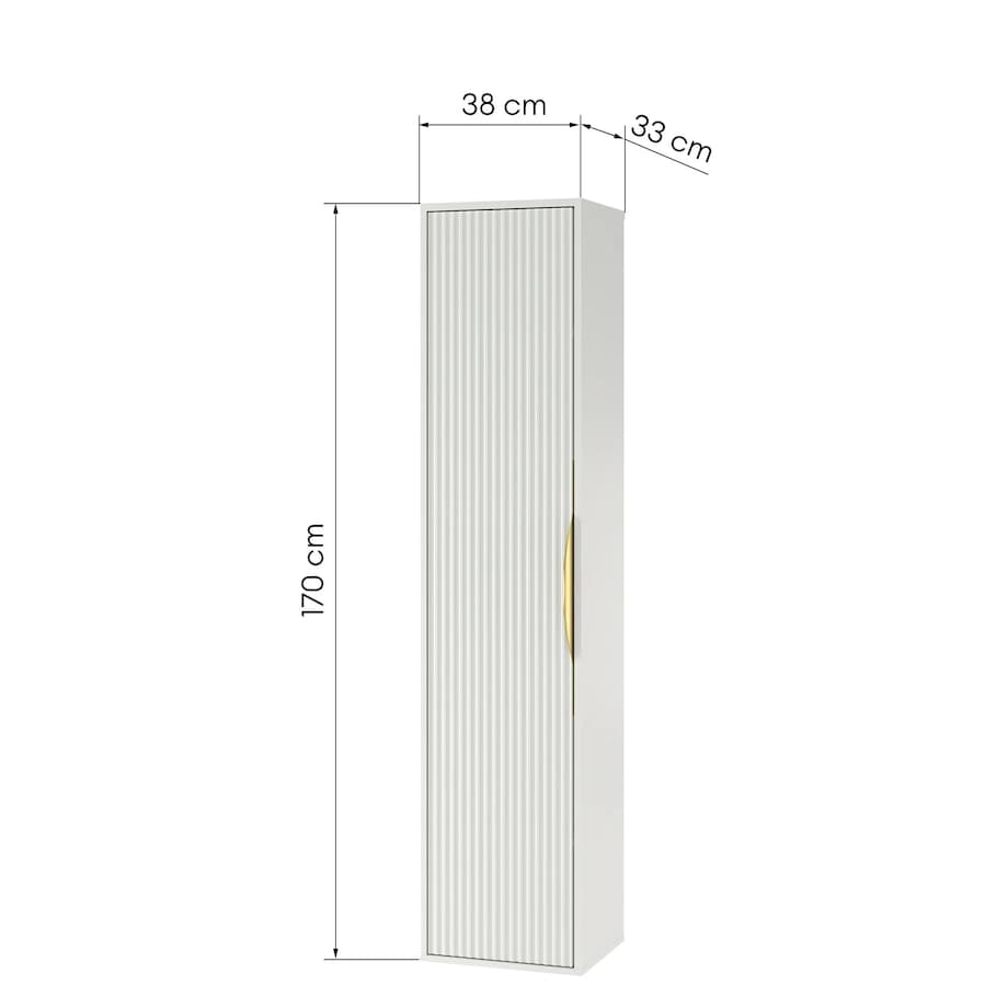 Szafka łazienkowa słupek biała Avola