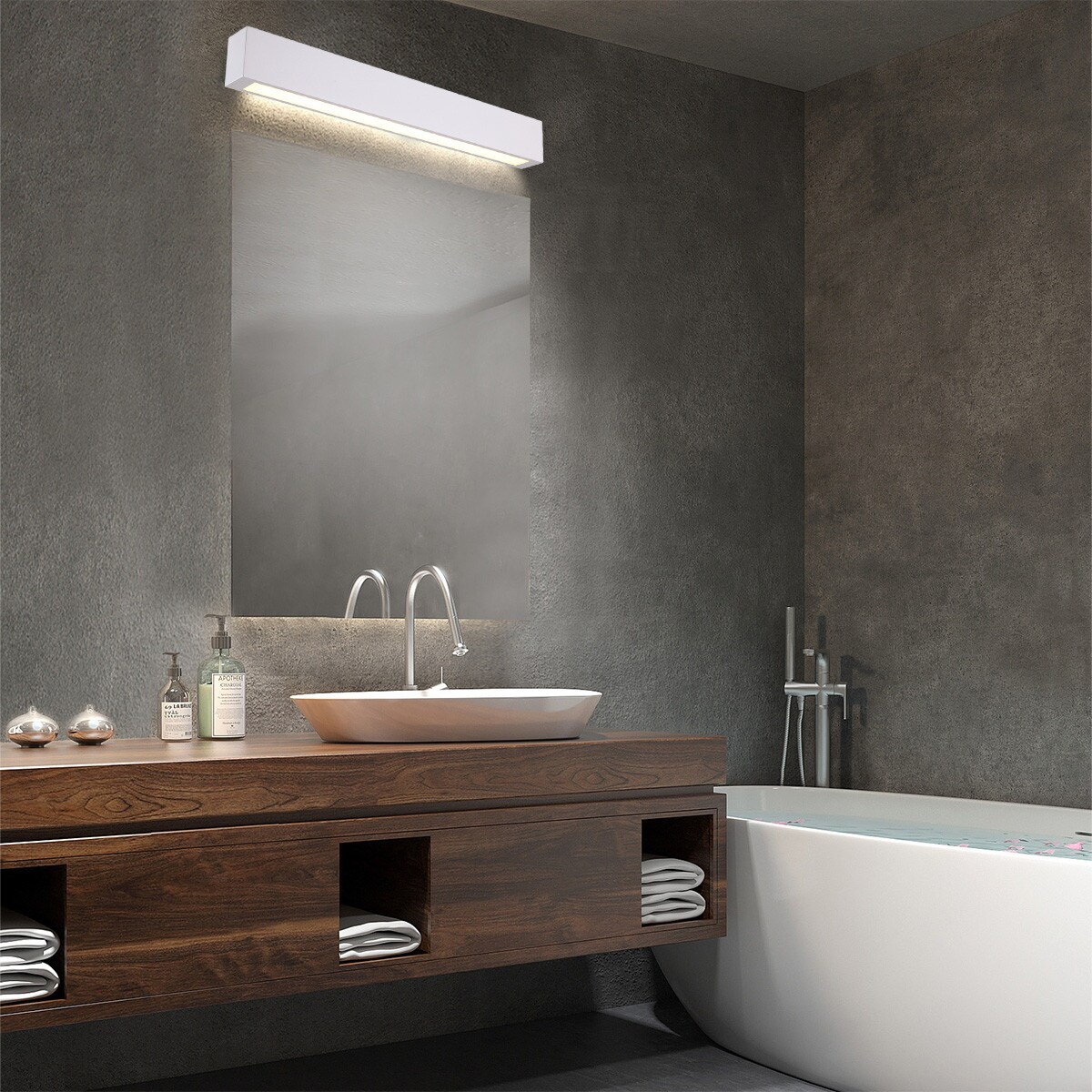 Kinkiet Light Prestige Ibros biały LED CCT 3000K/4000K/6000K (regulowana) 1 szt.