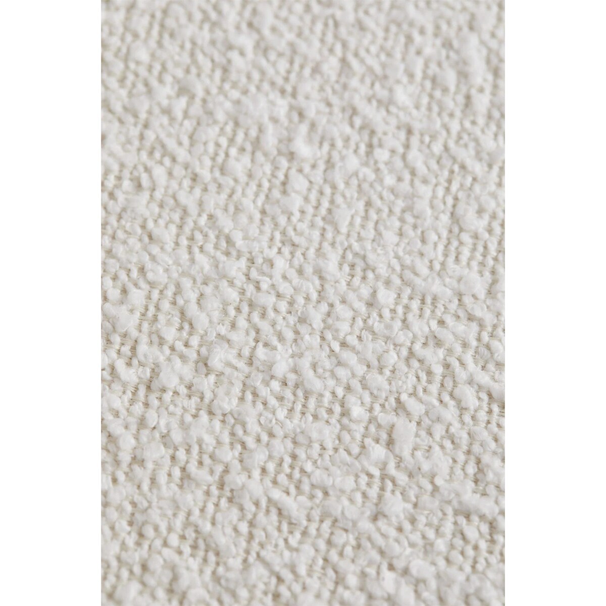 Krzesło na czarnej podstawie bouclé Anisa