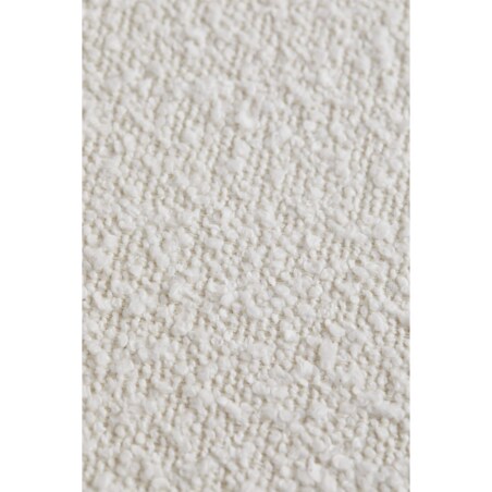 Krzesło na czarnej podstawie bouclé Anisa