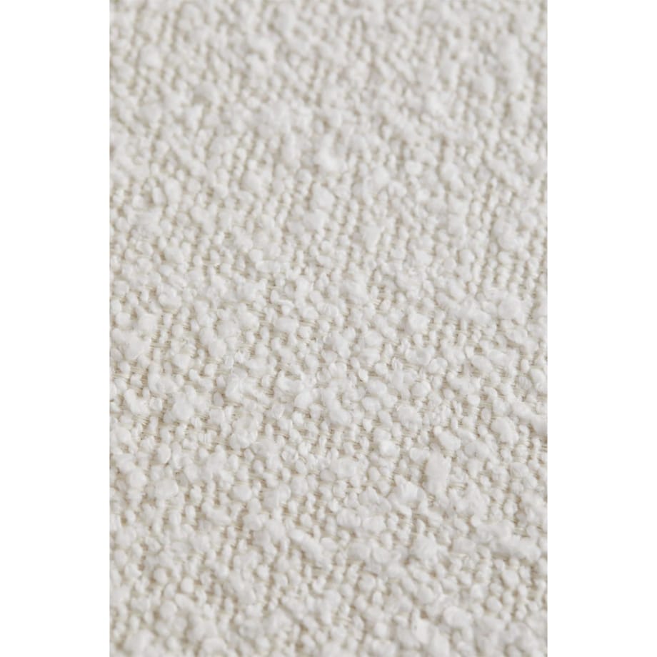 Krzesło na czarnej podstawie bouclé Anisa