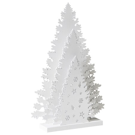 Dekoracja świąteczna LED EMMESAN 33 cm Choinka Biały
