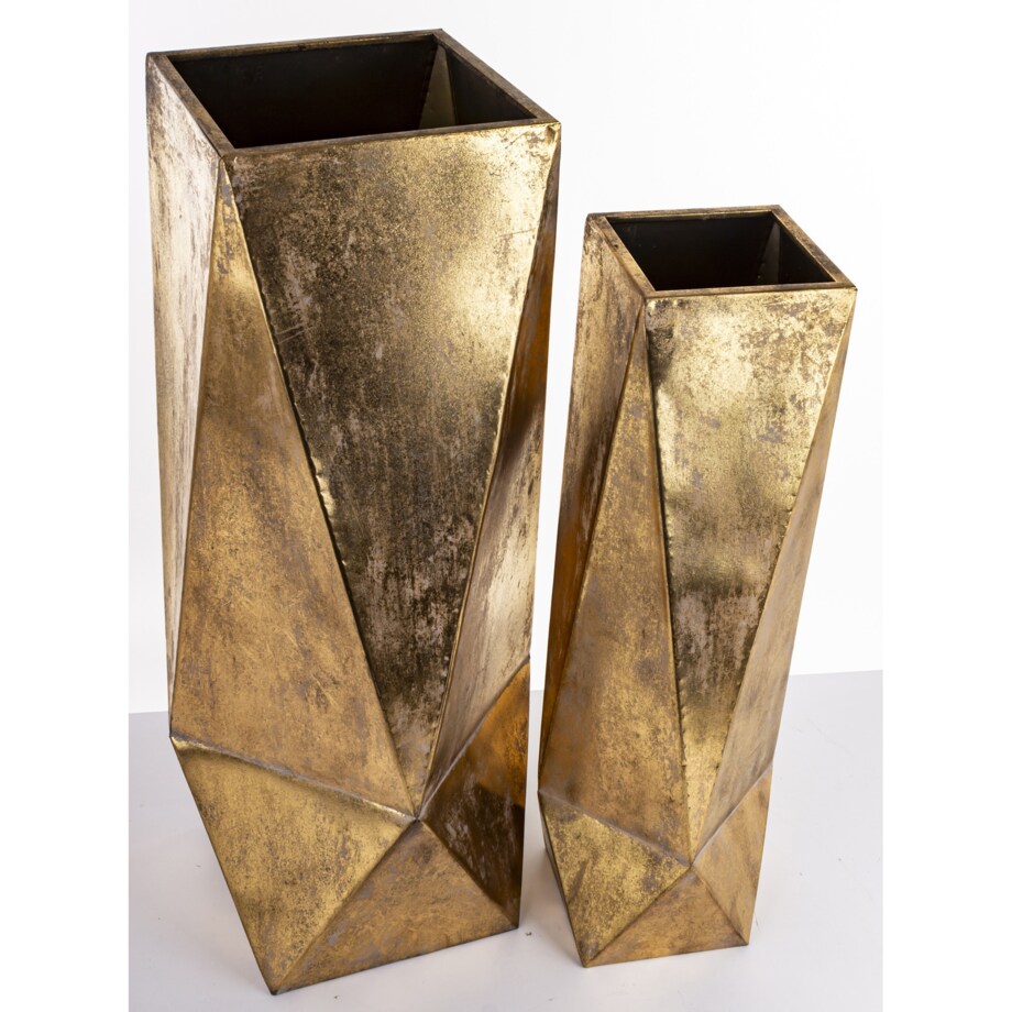 Osłonka metalowa 2 szt. 69x30x30 i 60x22x22 cm TRIONGLAU