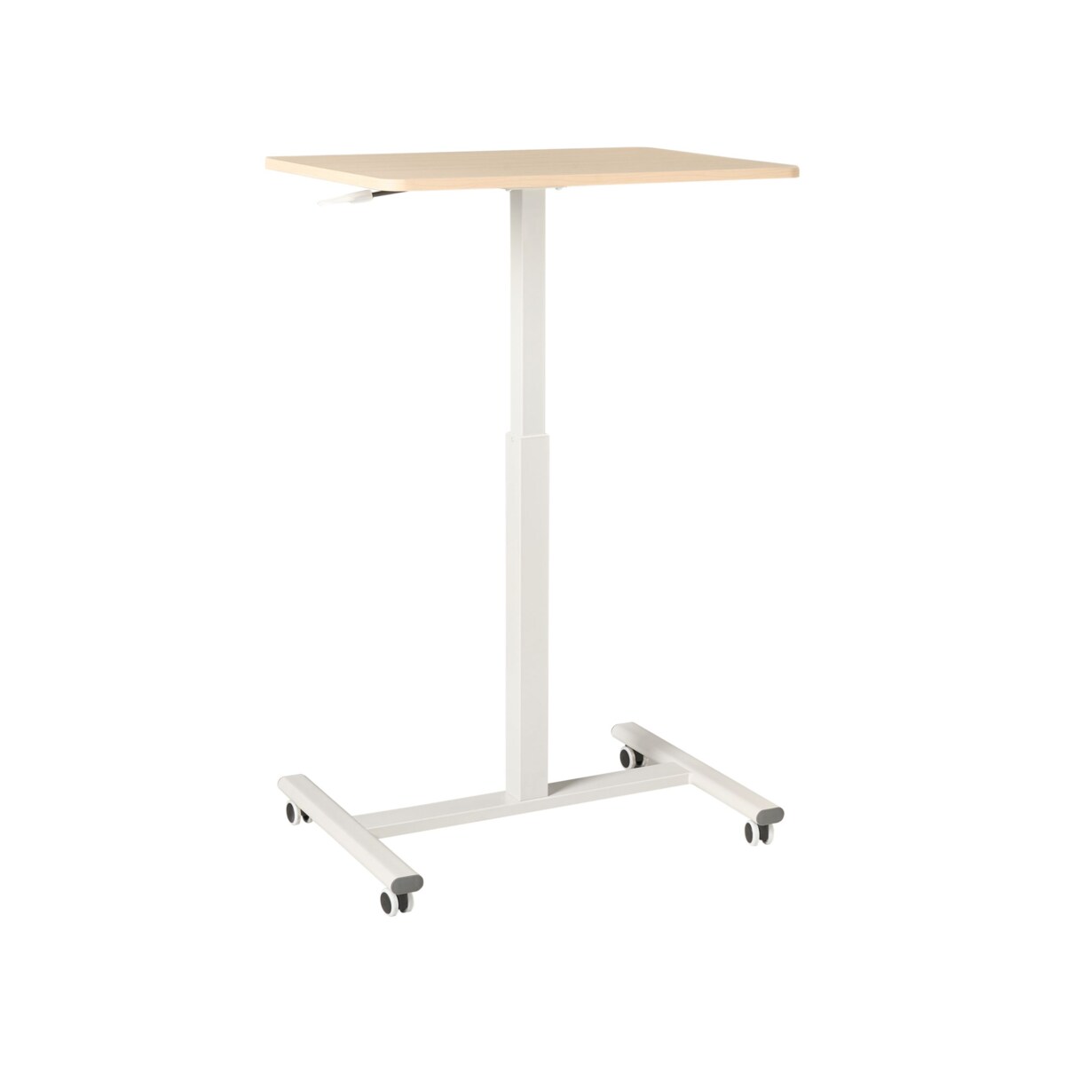 Regulowany stolik pod laptopa ACADEMIA Jasny brąz/ biały 65 cm 48 cm