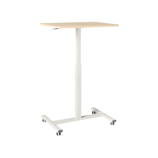 Regulowany stolik pod laptopa ACADEMIA Jasny brąz/ biały 65 cm 48 cm