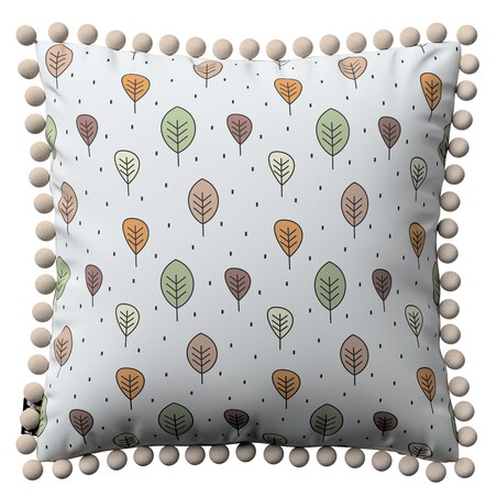 Poszewka Daisy 45x45 ecru-brązowy