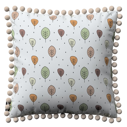 Poszewka Daisy 45x45 ecru-brązowy