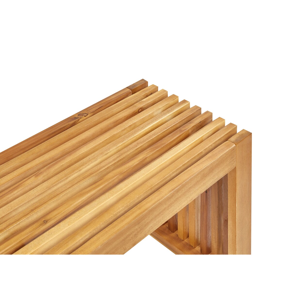 Ławka ogrodowa BELLANO 105 cm Drewno akacjowe Brązowy