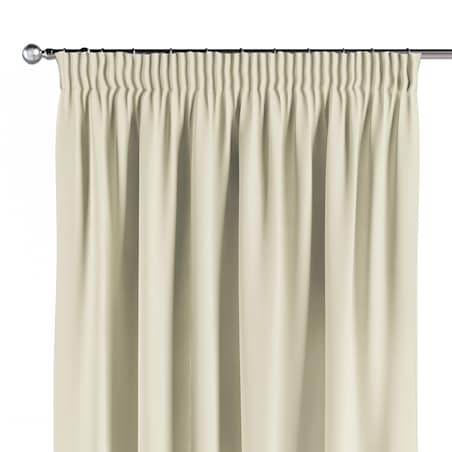 Zasłona na taśmie marszczącej 1 szt. 130x245 kremowy