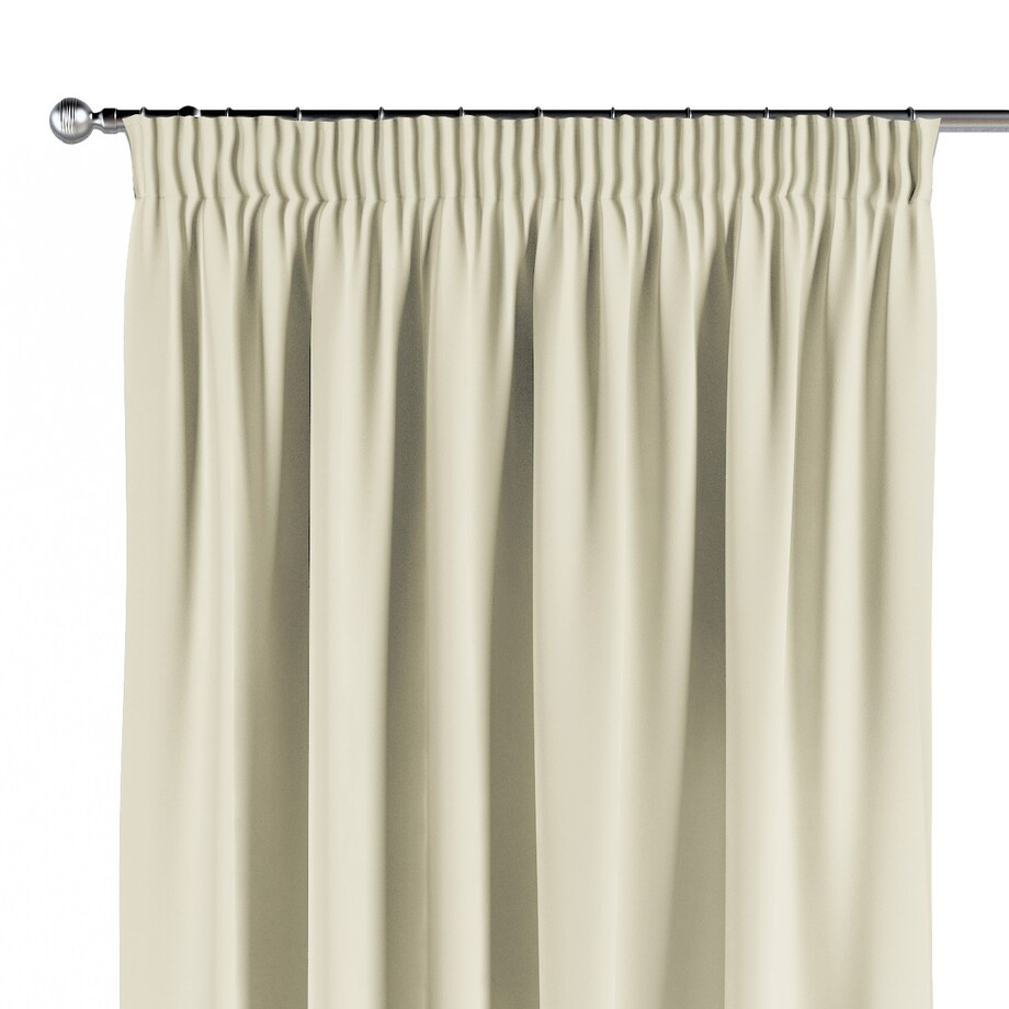 Zasłona na taśmie marszczącej 1 szt. 130x245 kremowy