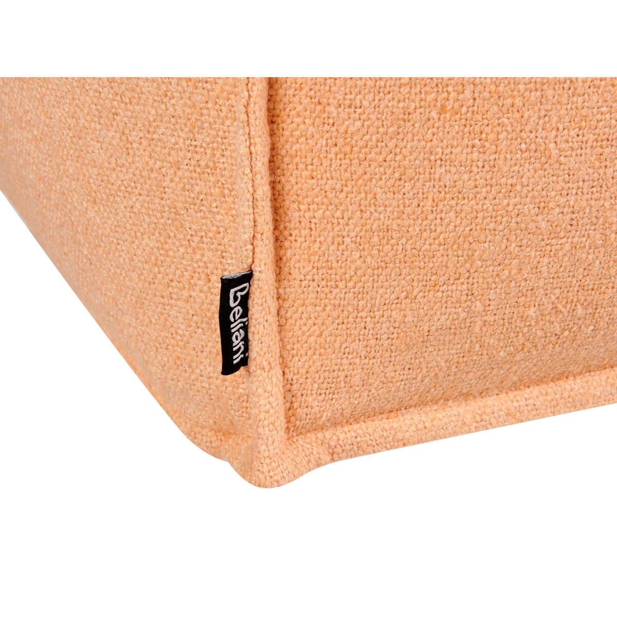 Puf bawełniany 50 x 50 x 30 cm pomarańczowy SHERALI