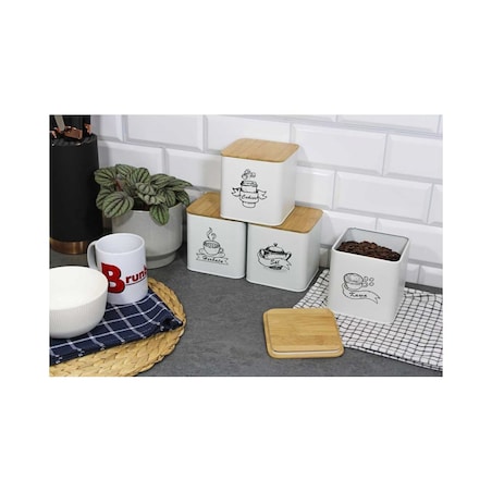 Brunbeste zestaw 4 pojemników kuchennych 4264