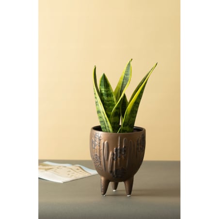 DONICA IRMA brązowa ceramiczna śr. 15cm