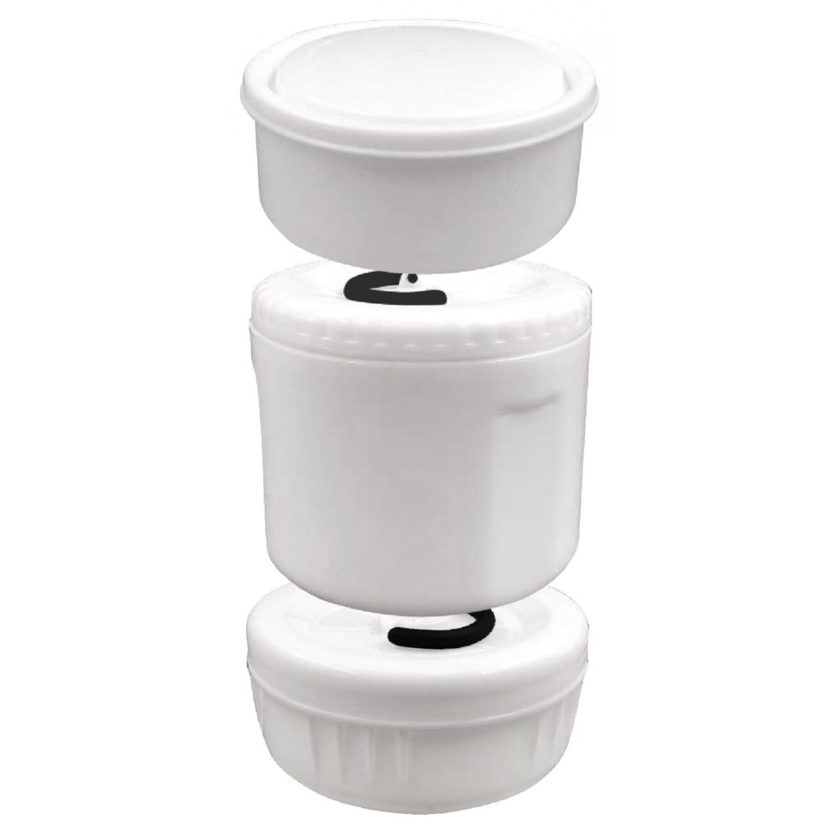 Termos obiadowy stalowy czarny 1.5L KINGHOFF