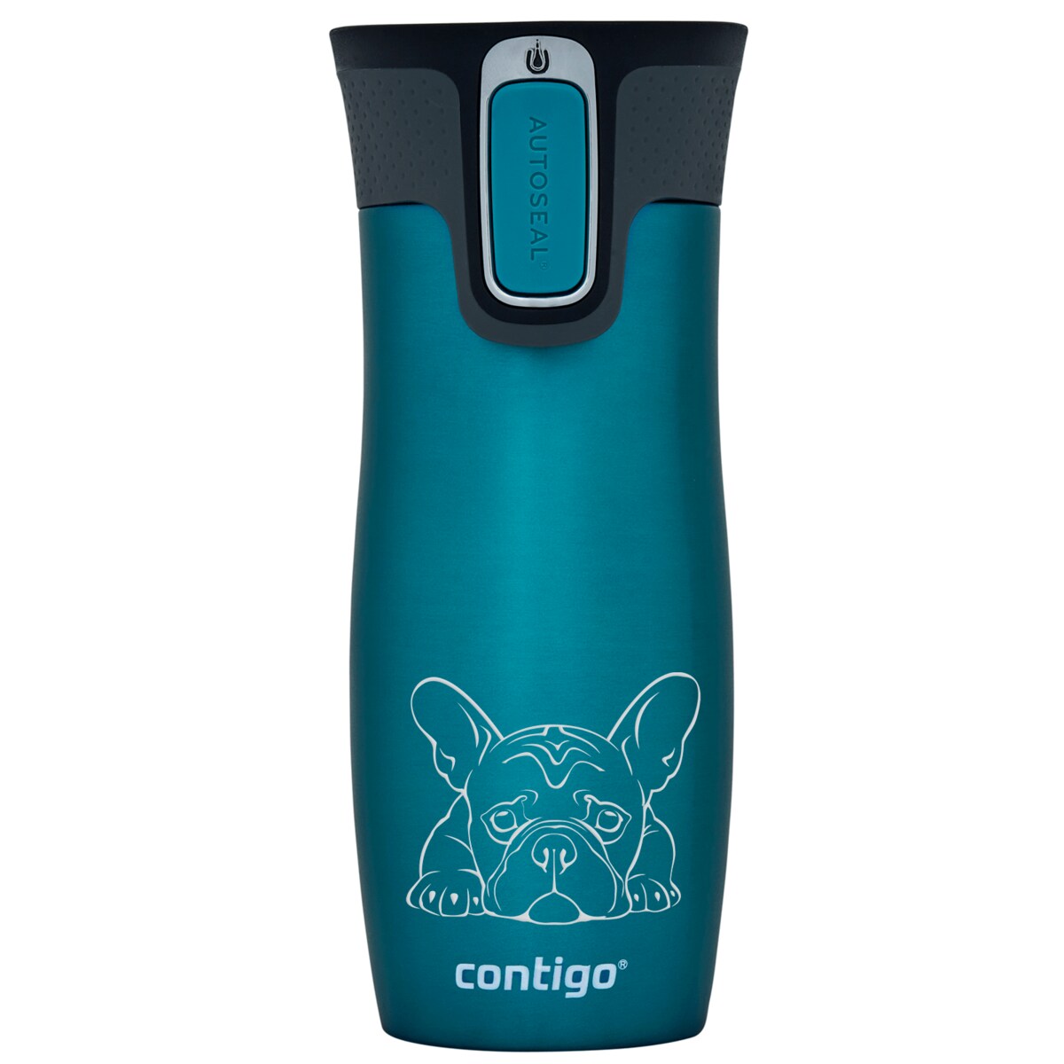 Kubek termiczny Contigo West Loop 2.0 470ml - Buldog Francuski - Biscay Bay