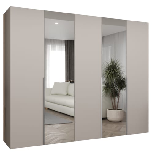 Szafa uchylna otwierana ALICANTE 2 250 wys. 202 cm Kaszmir + u. Kaszmir