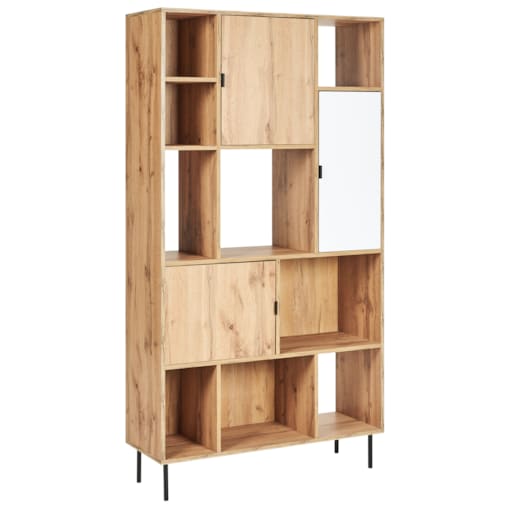 Regał 5 półek AMOS Jasne drewno