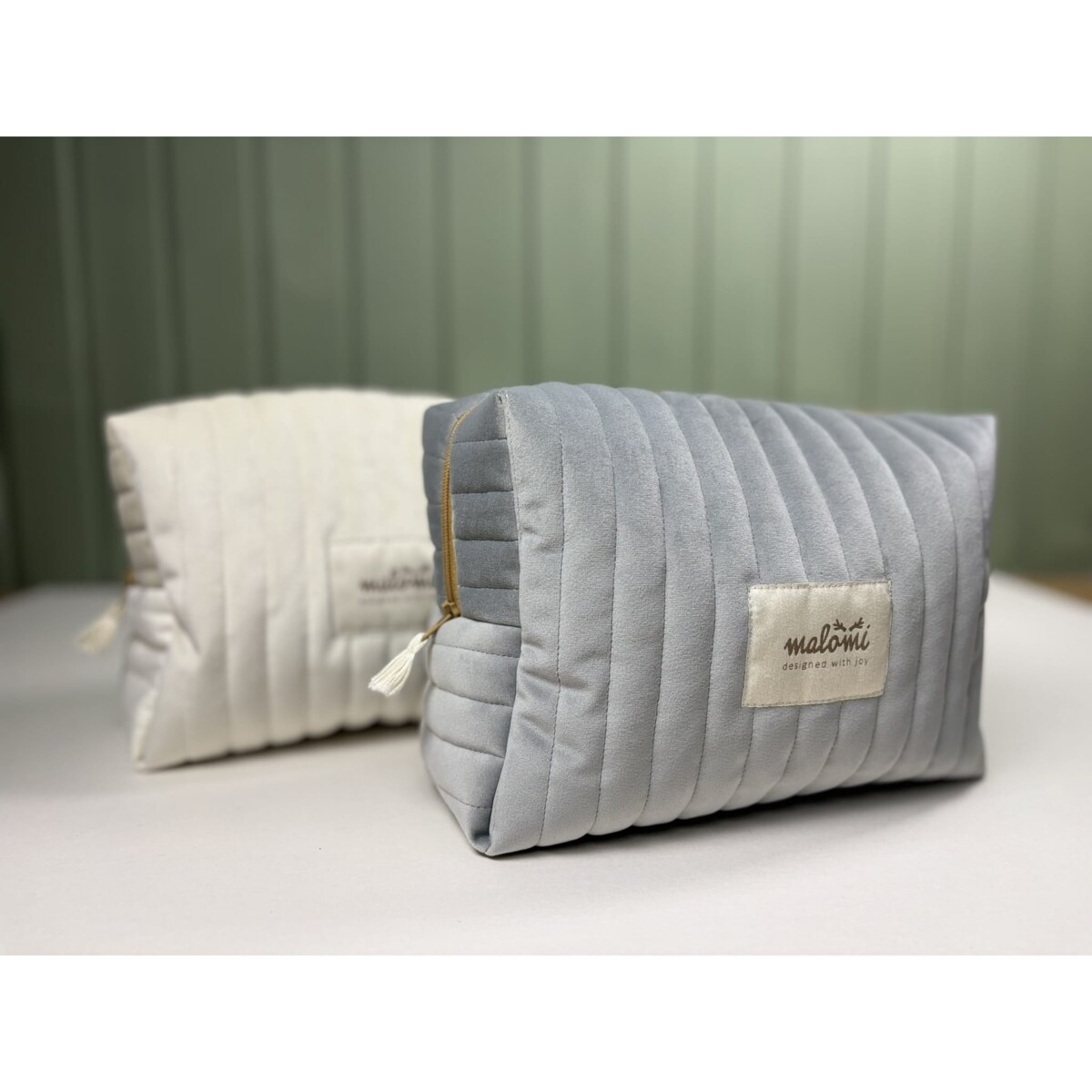 Kosmetyczka delux silver grey