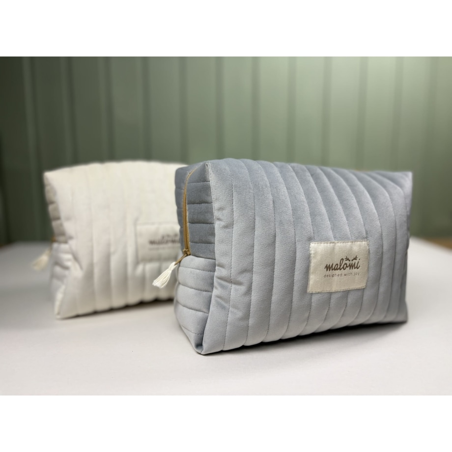 Kosmetyczka delux silver grey