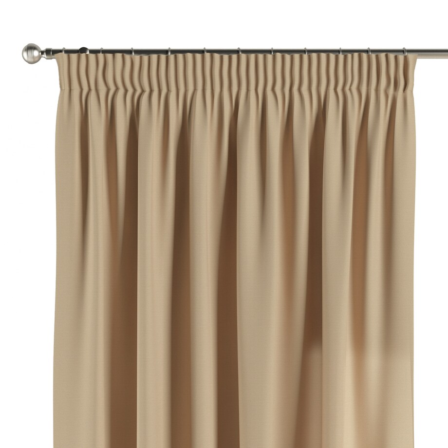 Zasłona na taśmie marszczącej 1 szt. 130x245 caffe latte (beżowy)