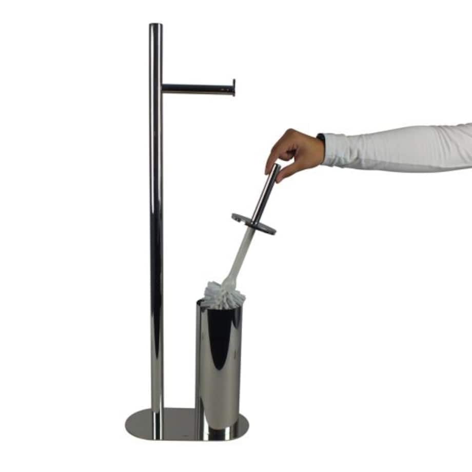 Zestaw łazienkowy (stalowy) Lucido Kela