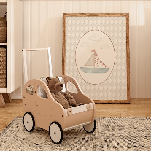 Plakat dla dzieci Żaglówka 30x40