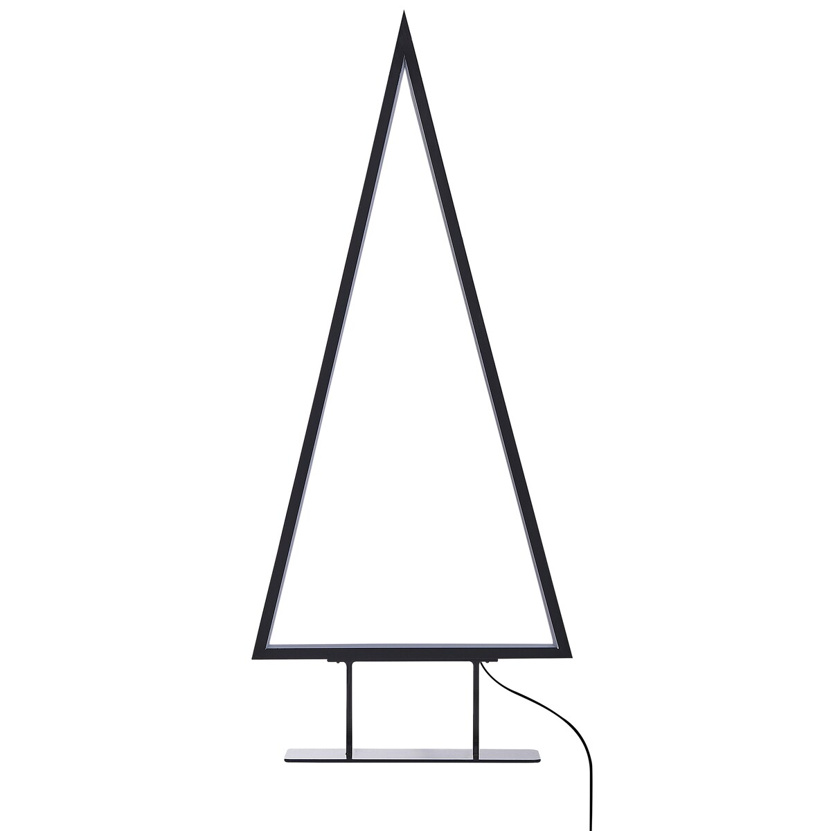 Dekoracja świąteczna LED LOPPI Choinka 47/69 cm Czarny