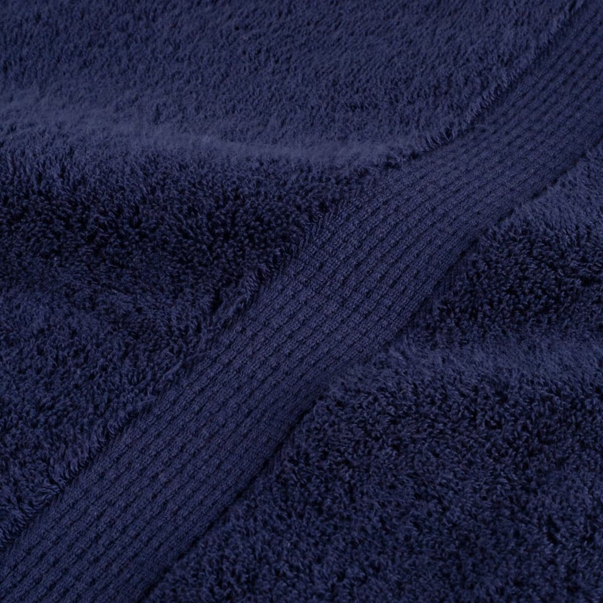 vidaXL Ręczniki premium SOLUND, 4 szt., granatowe, 100x150 cm