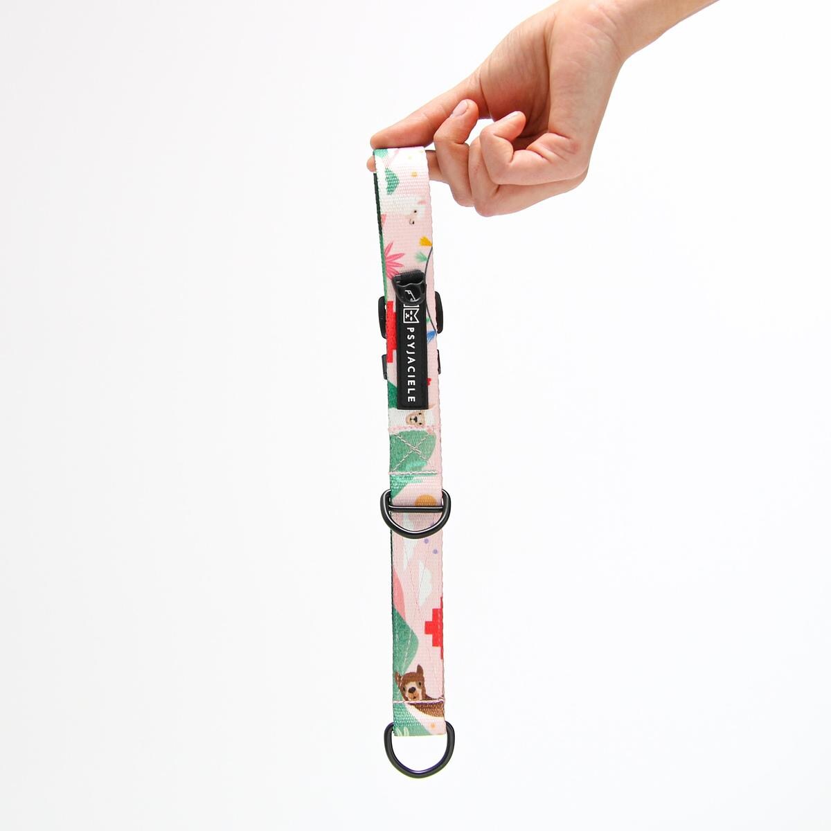 Obroża półzaciskowa dla psa lub kota "Więcej niż jedno zwierzę" - Szerokość taśmy: 25mm, Rozmiar: L