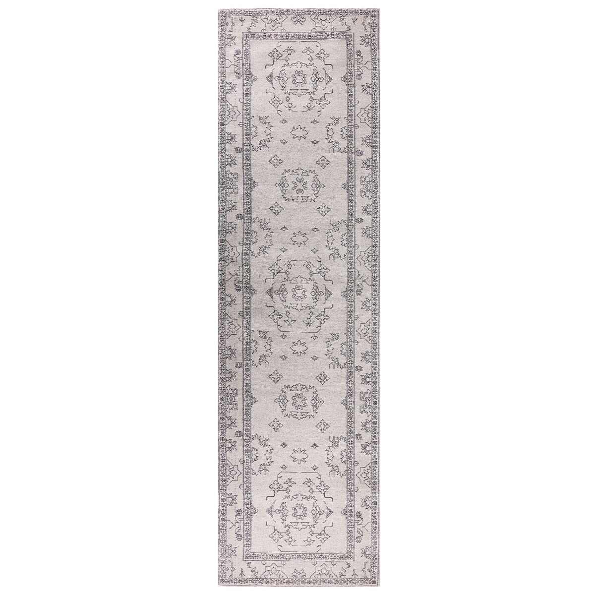 Dywan bawełniany 80 x 300 cm beżowy GOLLER