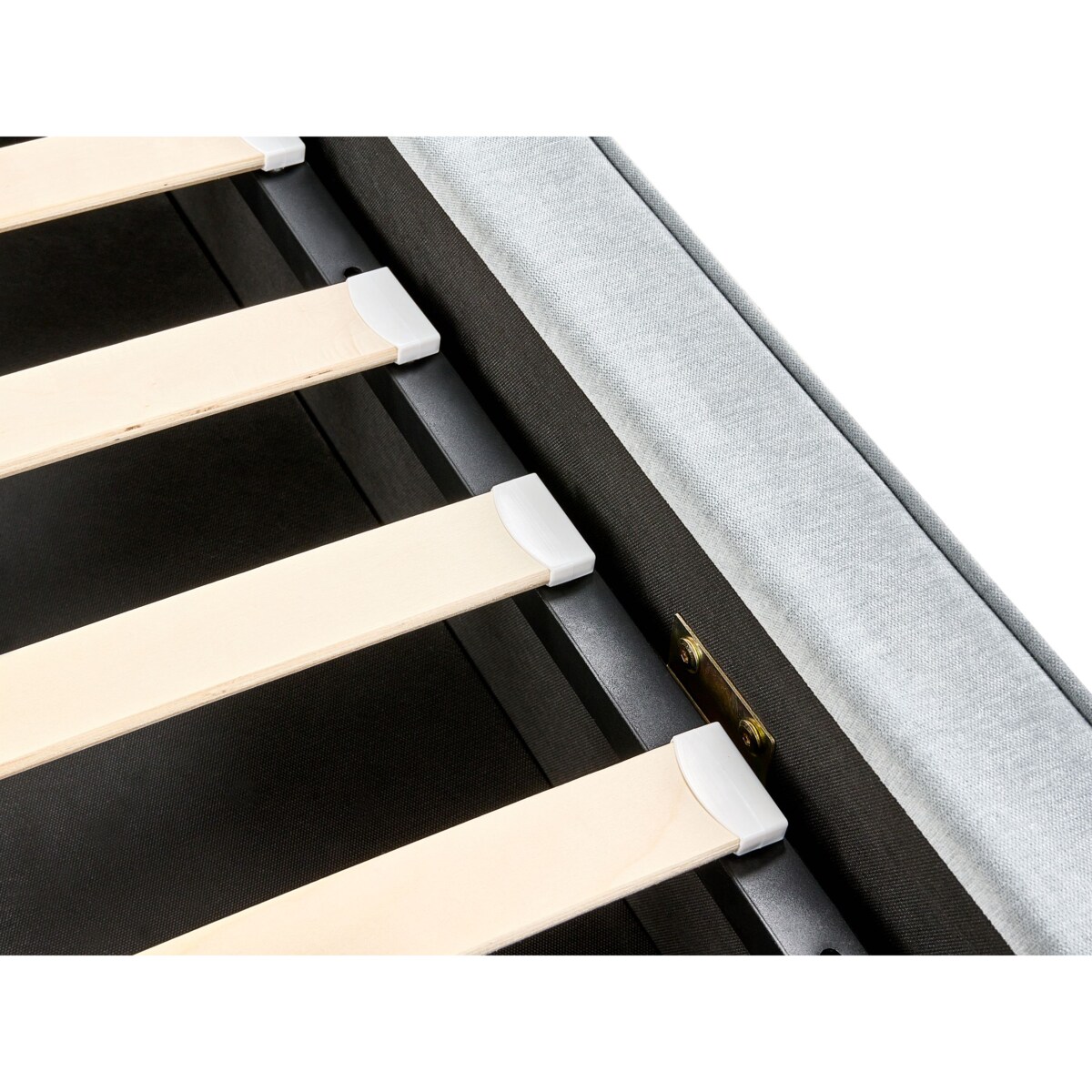 Łóżko z pojemnikiem MOISSAC 180 x 200 cm Błękitny