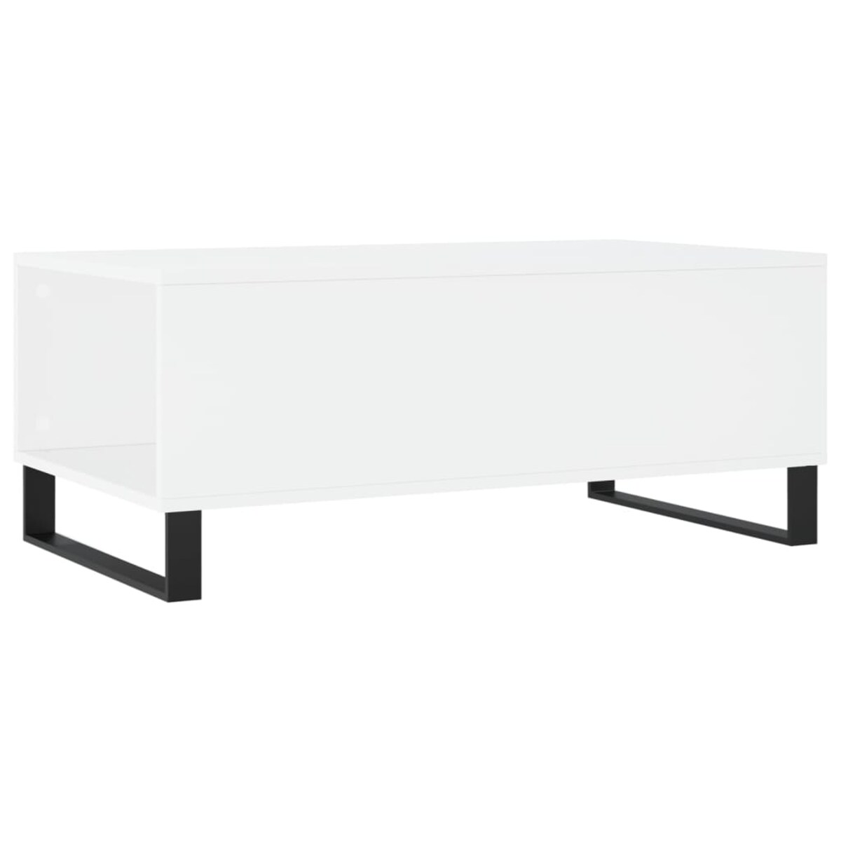 vidaXL Stolik kawowy, biały 90x50x36,5 cm, materiał drewnopochodny