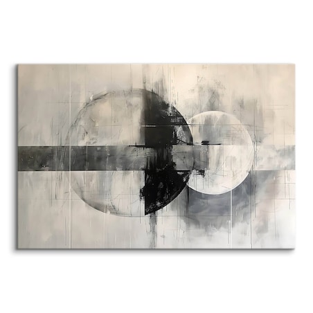 Obraz Na Płótnie Do Salonu Beton Abstrakcja Okręgi Nowoczesny Styl 120x80cm