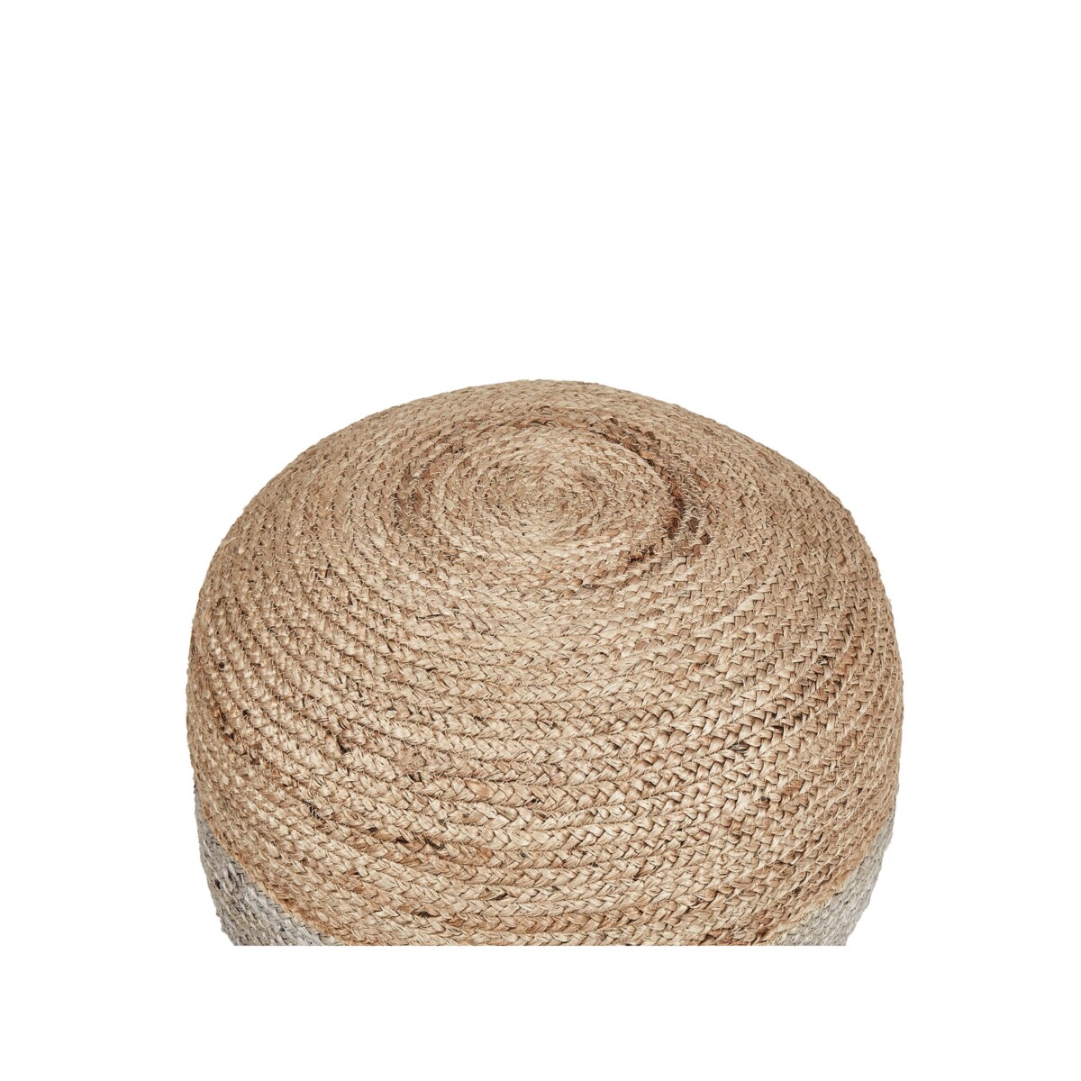 Puf DUKI Beżowoszary Juta 50 cm 50 cm