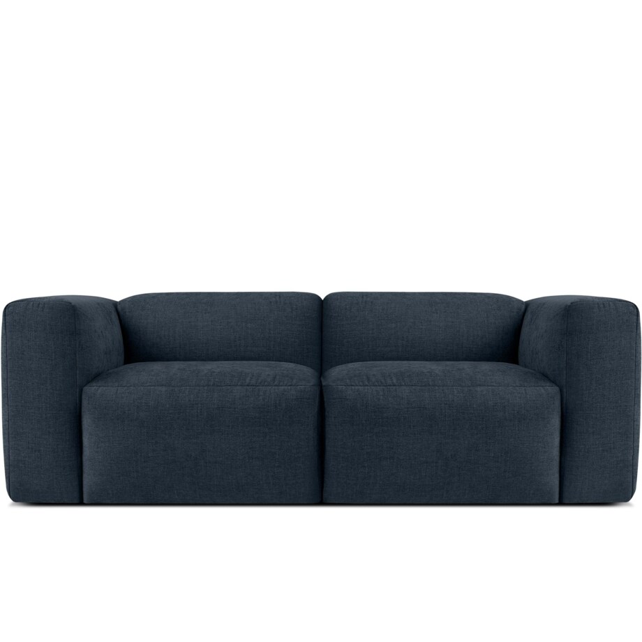 KONSIMO BUFFO 2-osobowa sofa z niezwykle miękkim i wygodnym siedziskiem, kolor ciemny niebieski