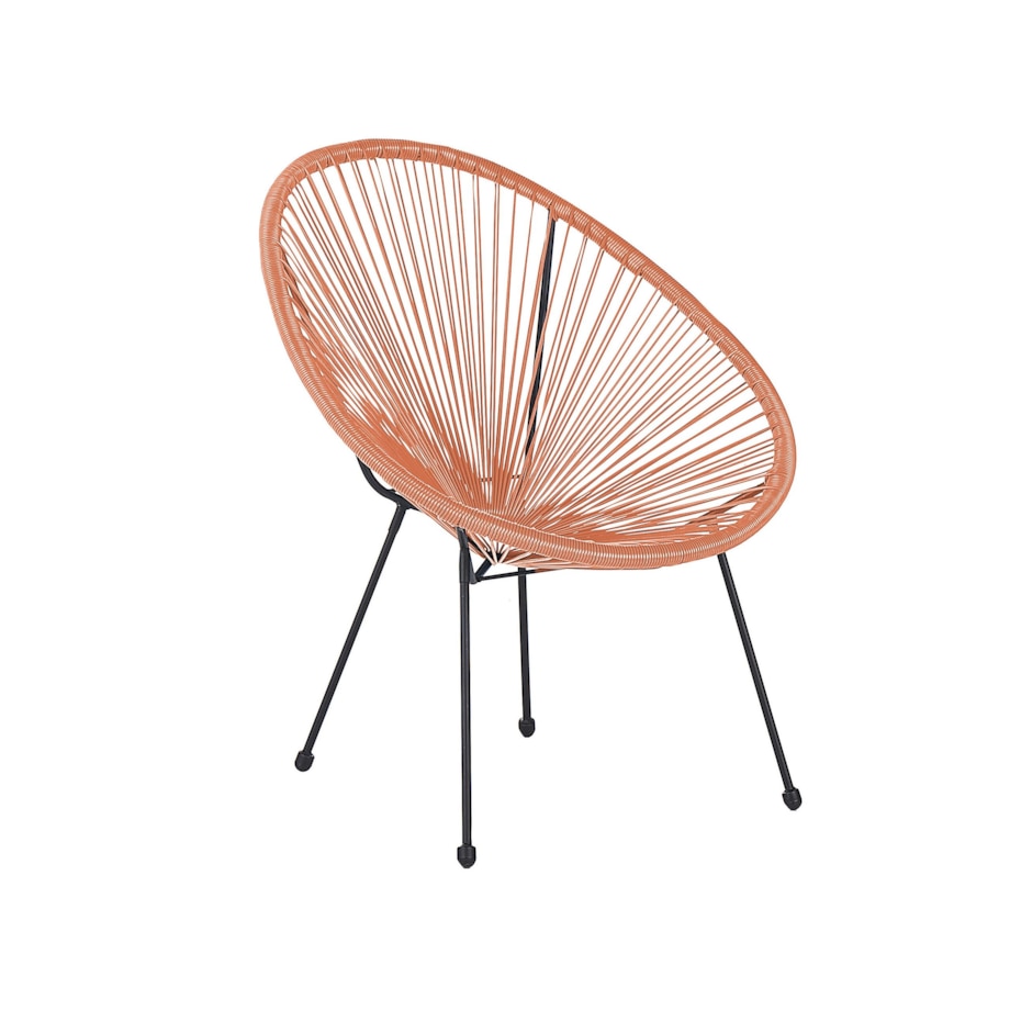 Zestaw mebli balkonowych ACAPULCO II Technorattan Pomarańczowy