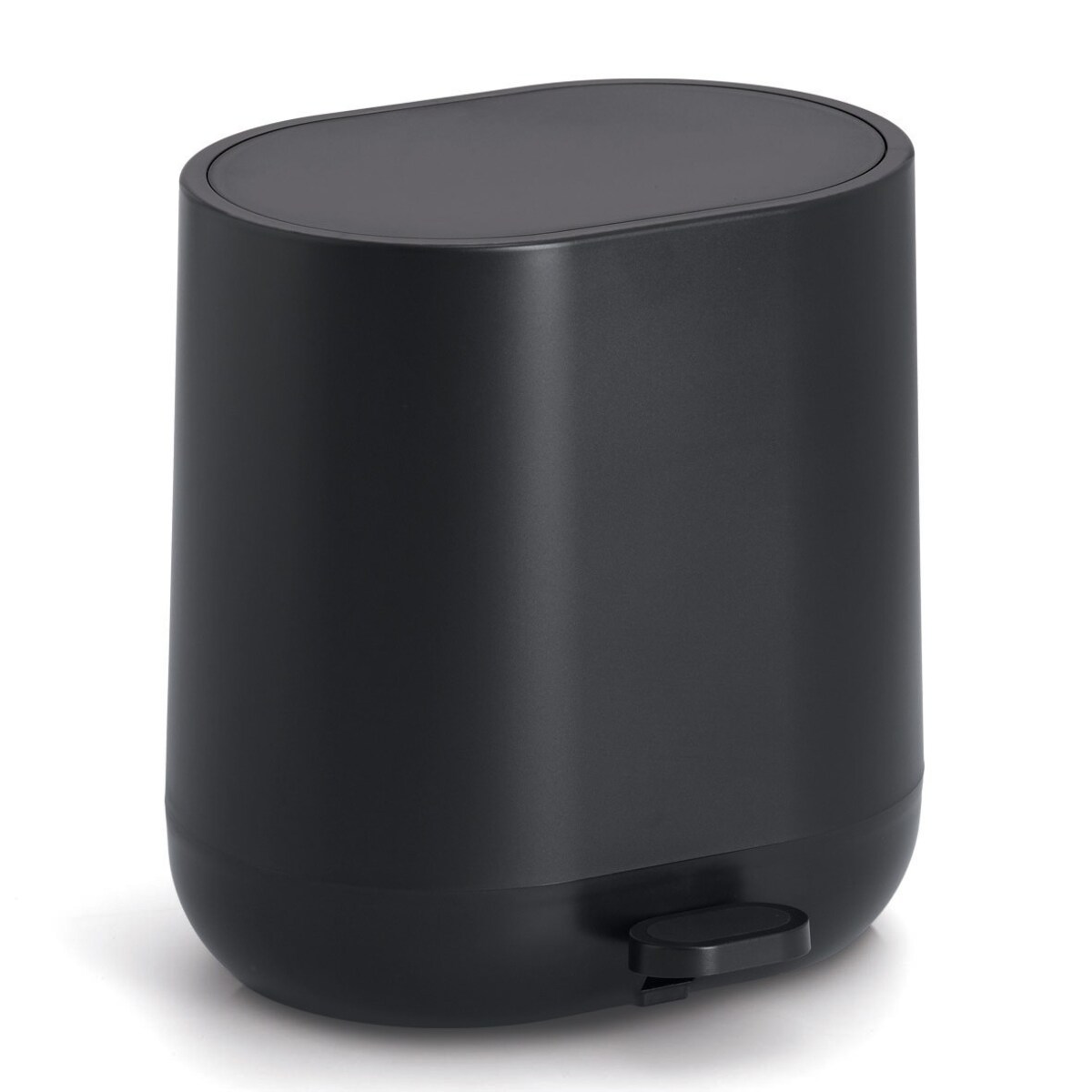 Kosz łazienkowy 6 litrów 26,5x26x22,5 cm DINKA czarny