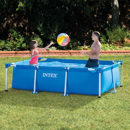 Intex Basen Rectangular Frame, 260 x 160 x 65 cm, 28271NP