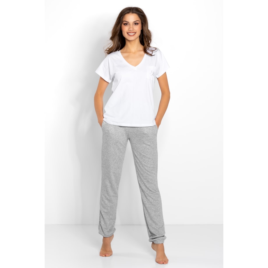 Komplet Chill Out White-Grey, M