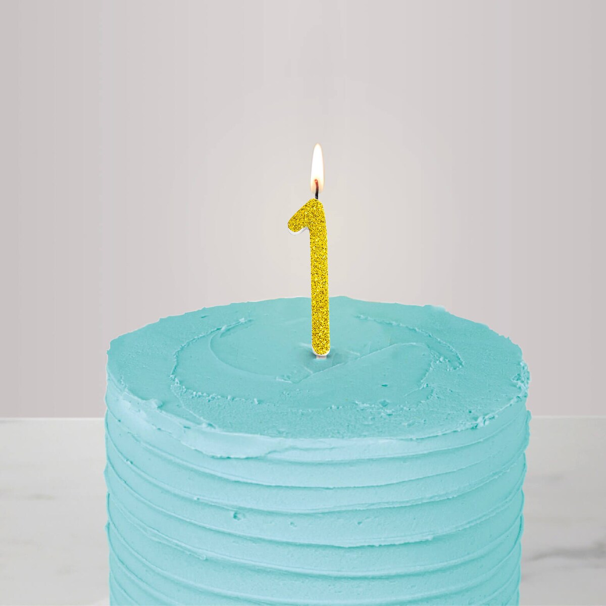 PME Świeczka cyfra 1, złoty