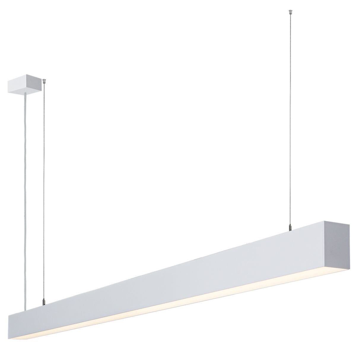 Nowoczesna lampa wisząca Traversi PRD-5470-142-WH-830-PN Italux LED 44W 3000K biała